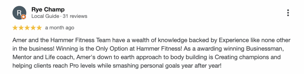 Hammer Fitness Reviews